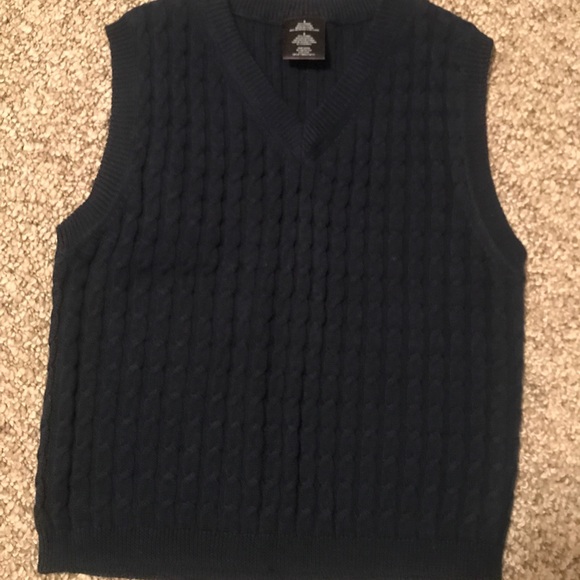 Navy Blue Vest Sz Small - Picture 3 of 6